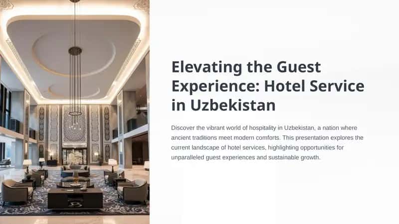 Elevating the Guest Experience: Hotel Service in Uzbekistan