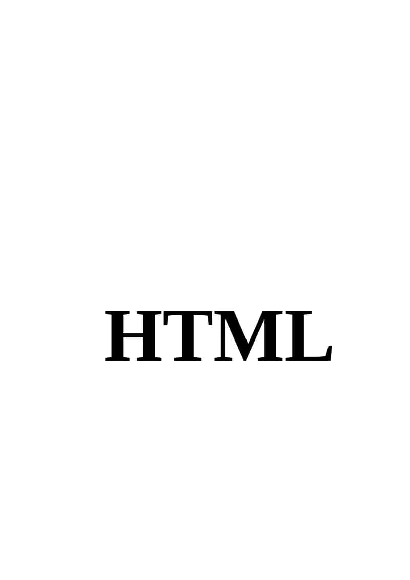 WWW va HTML