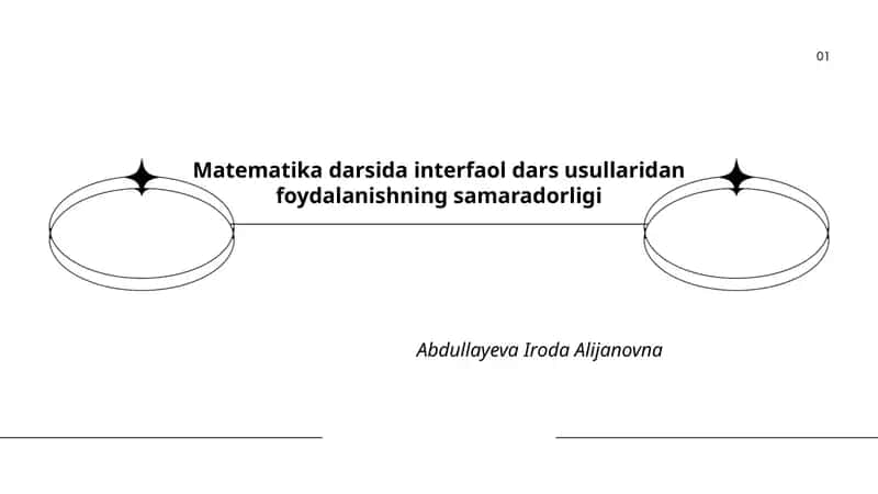 Interfaol dars usullarining mohiyati