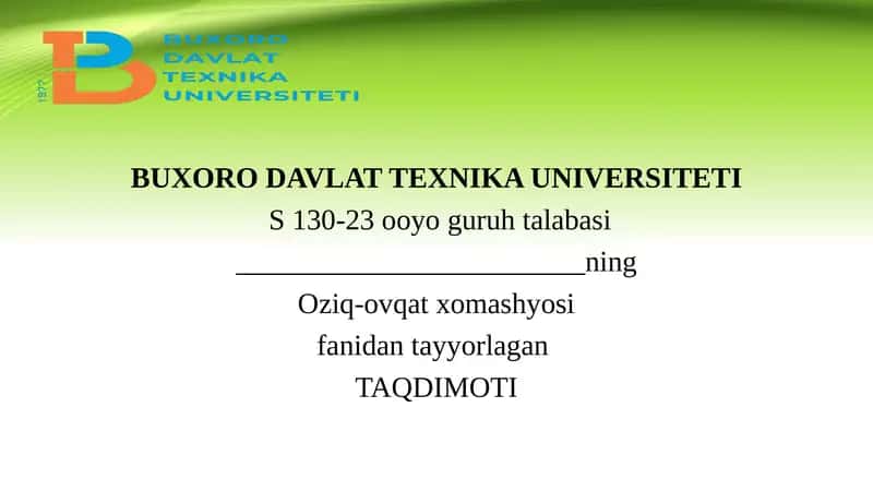 Oziq-ovqat xomashyosi