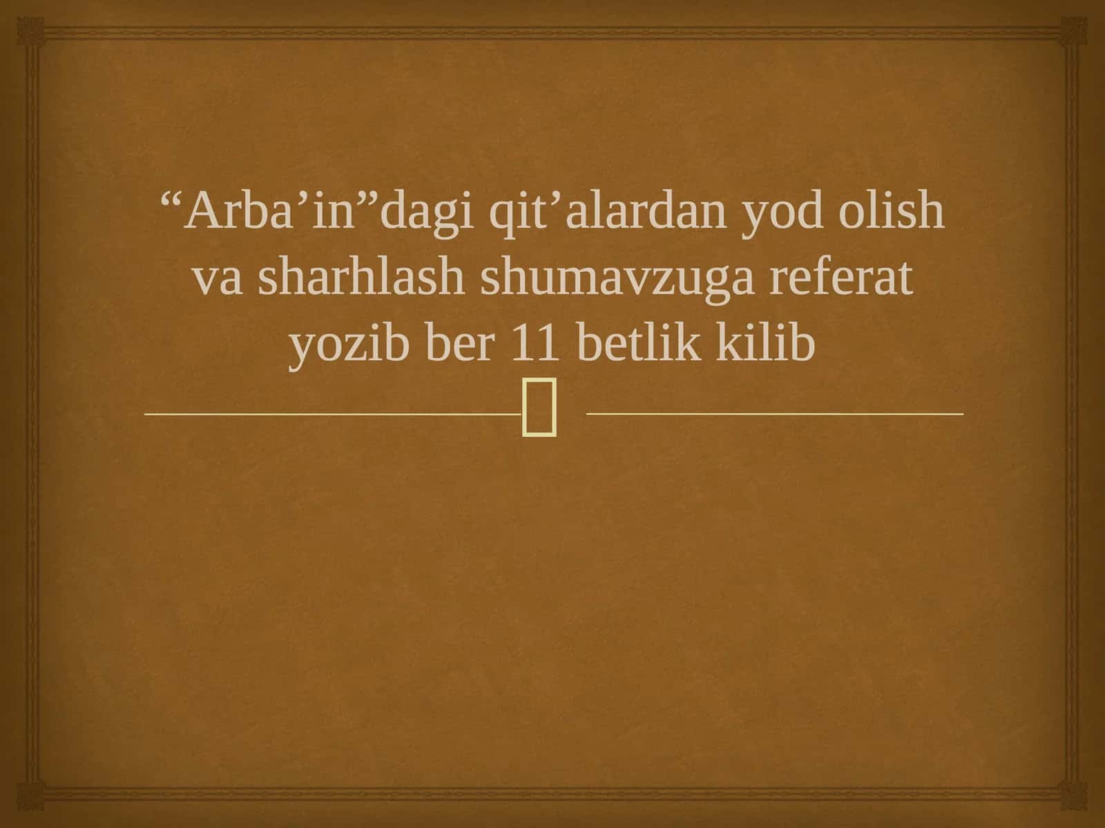 Yaratilish tarixi va mazmuni