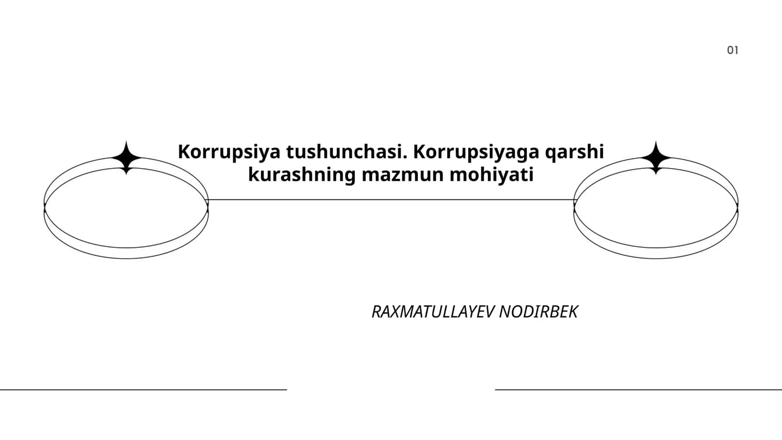 Korrupsiya tushunchasi. Korrupsiyaga qarshi kurashning mazmun mohiyati