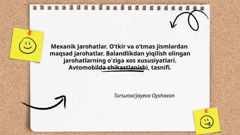 Mexanik Jarohatlar