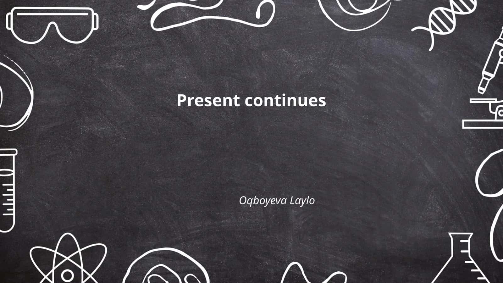 Ongoing Actions in English