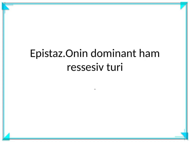 Epistaz