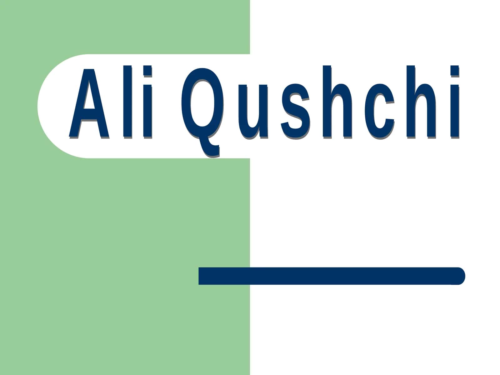 Aloviddin ibn Muhammad Ali Qushchi