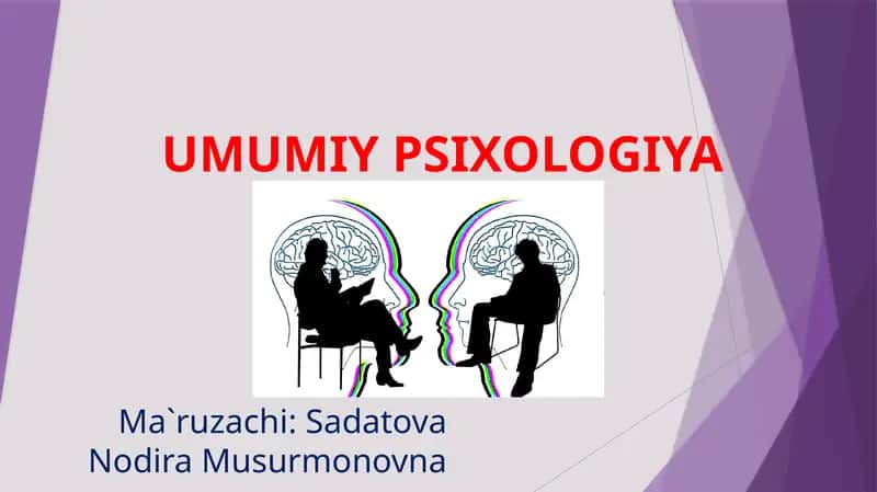 UMUMIY PSIXOLOGIYA