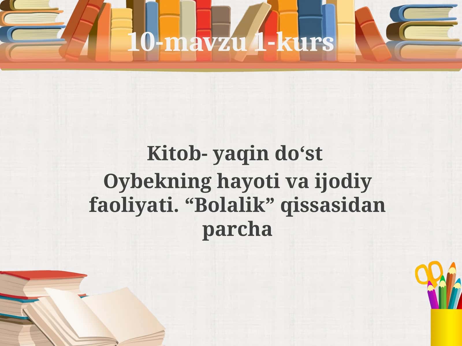 Kitob-yaqin do‘st