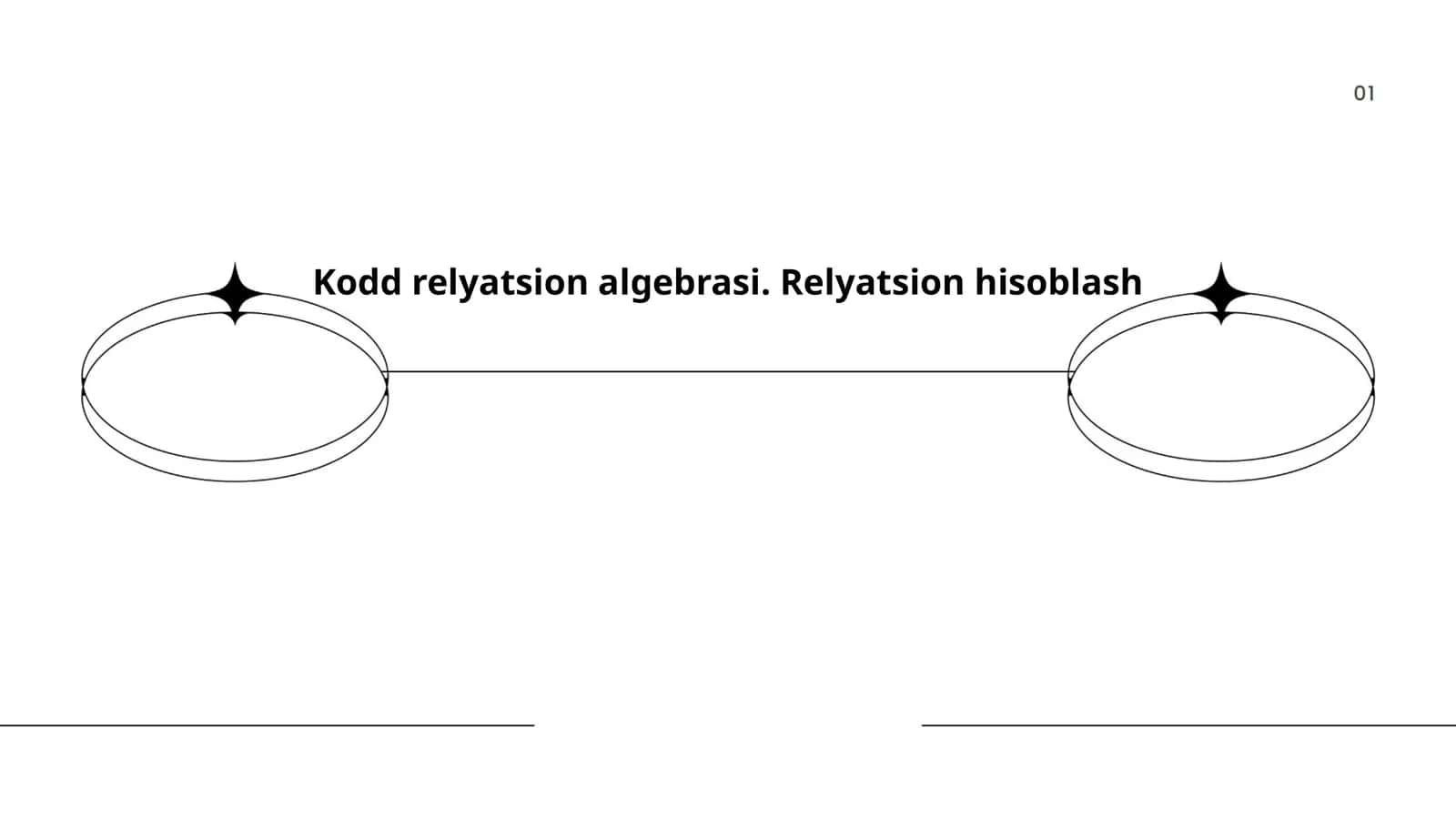 Kodd relyatsion algebrasi. Relyatsion hisoblash