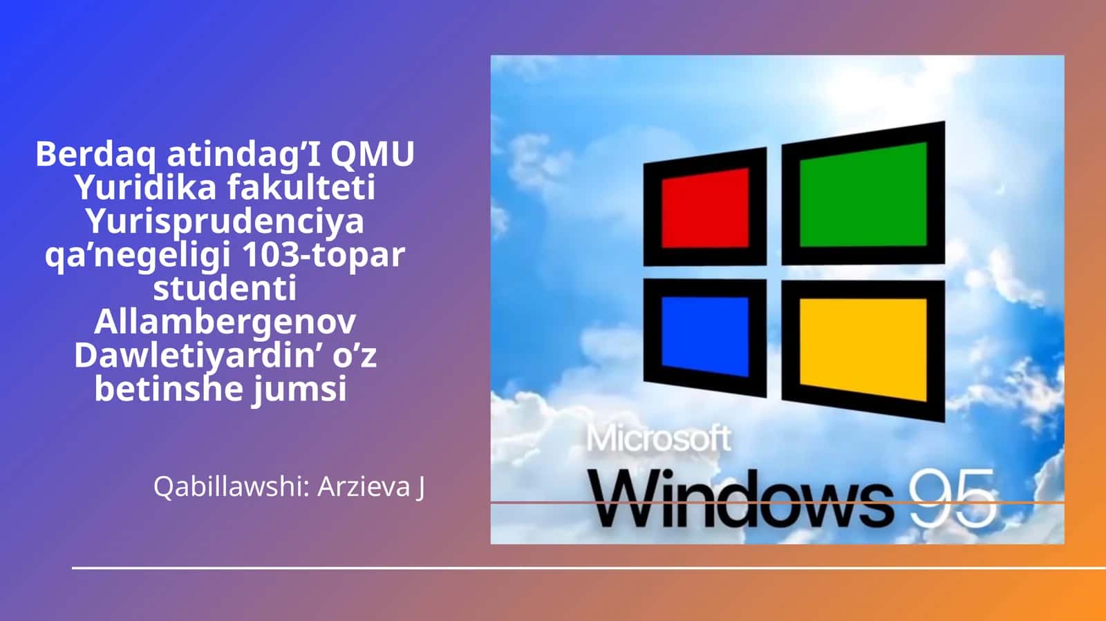 Kompyuter apparatları hám programmalıq quralları Programmalıq támiynat (DT) túrleri
