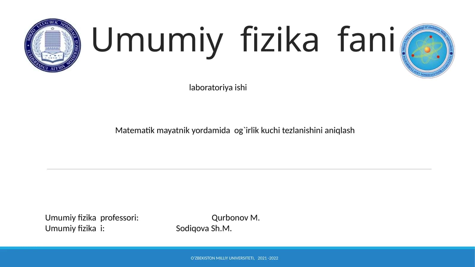 Umumiy fizika fani