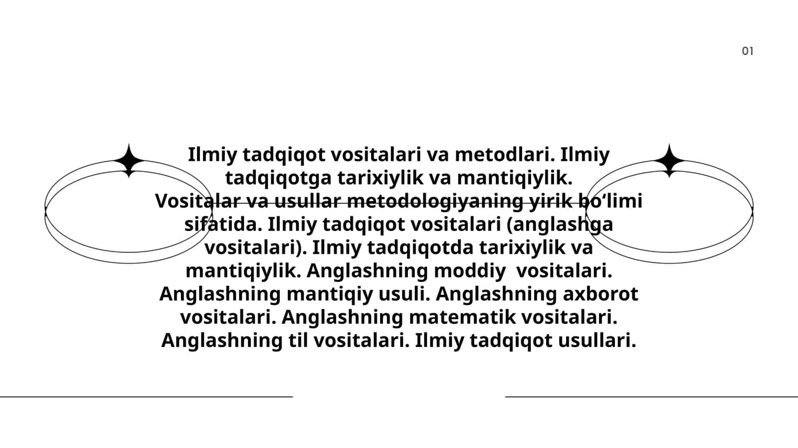 Ilmiy tadqiqot vositalari va metodlari