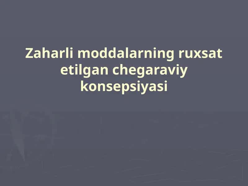 Atmosferani ifloslanishiga qarshi kurash