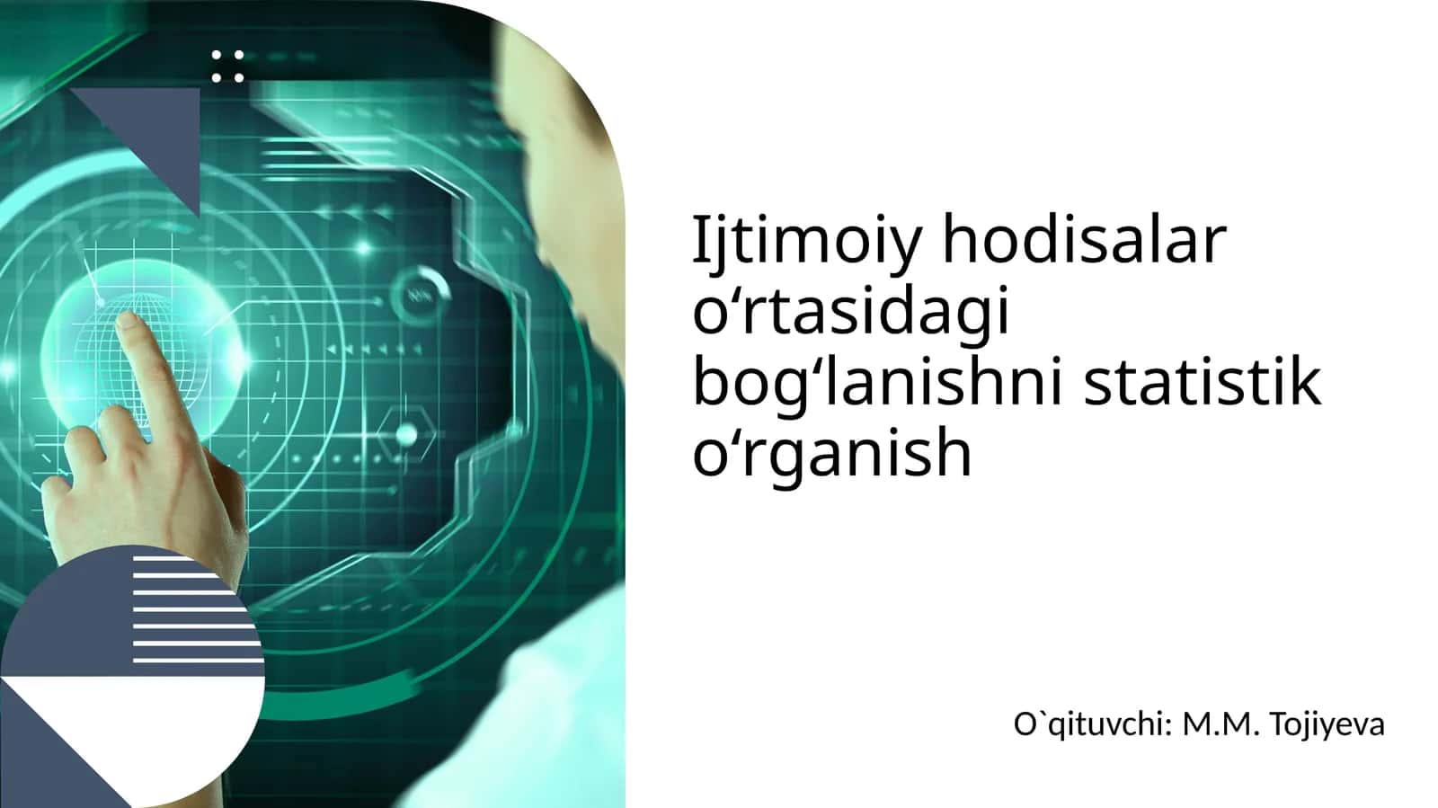 Bog‘lanishni statistik o‘rganish