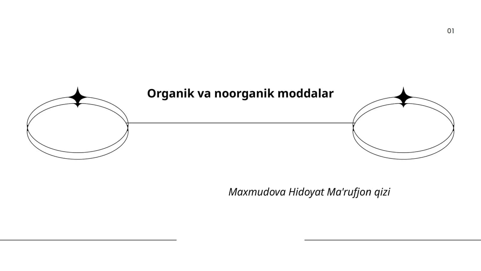 Organik va noorganik moddalar