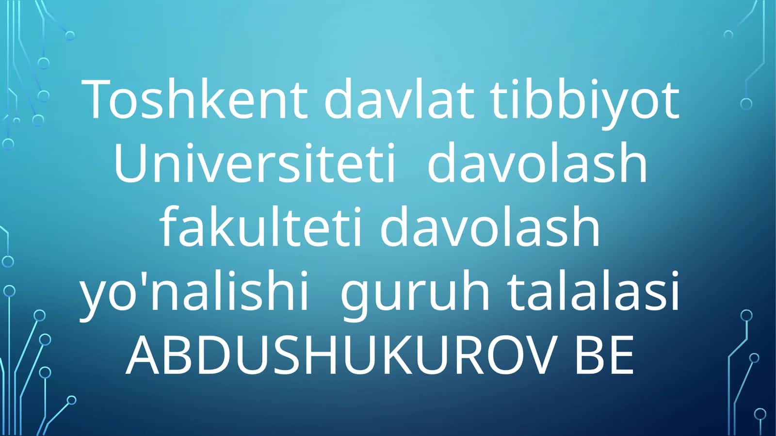 Biofizika - Oshqozon-ichak traktida soʻrilishning biofizik mexanizmlari (10 slayd PPT