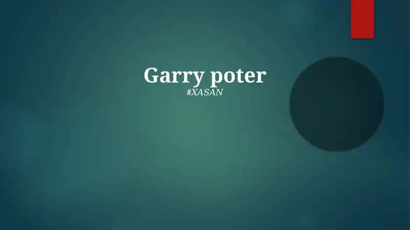 Garry poter