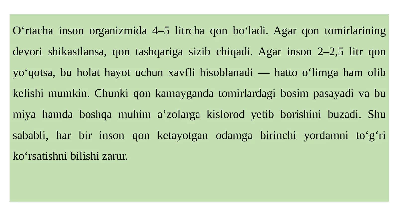 Qon ketishturlari