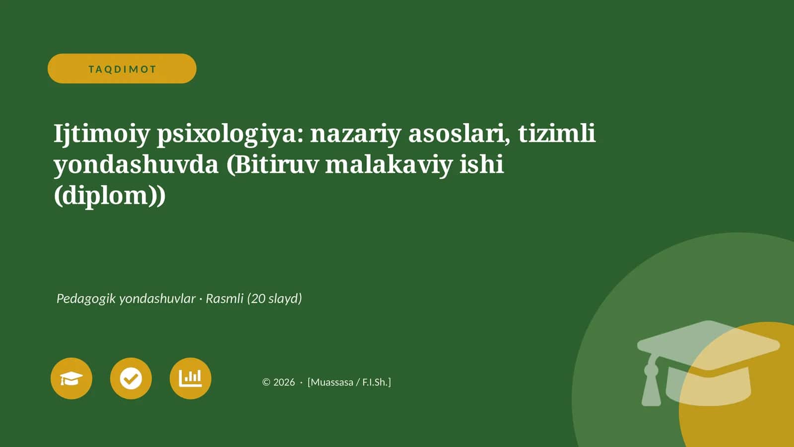 Ijtimoiy psixologiya: nazariy asoslari, tizimli yondashuvda (Bitiruv malakaviy ishi (diplom))