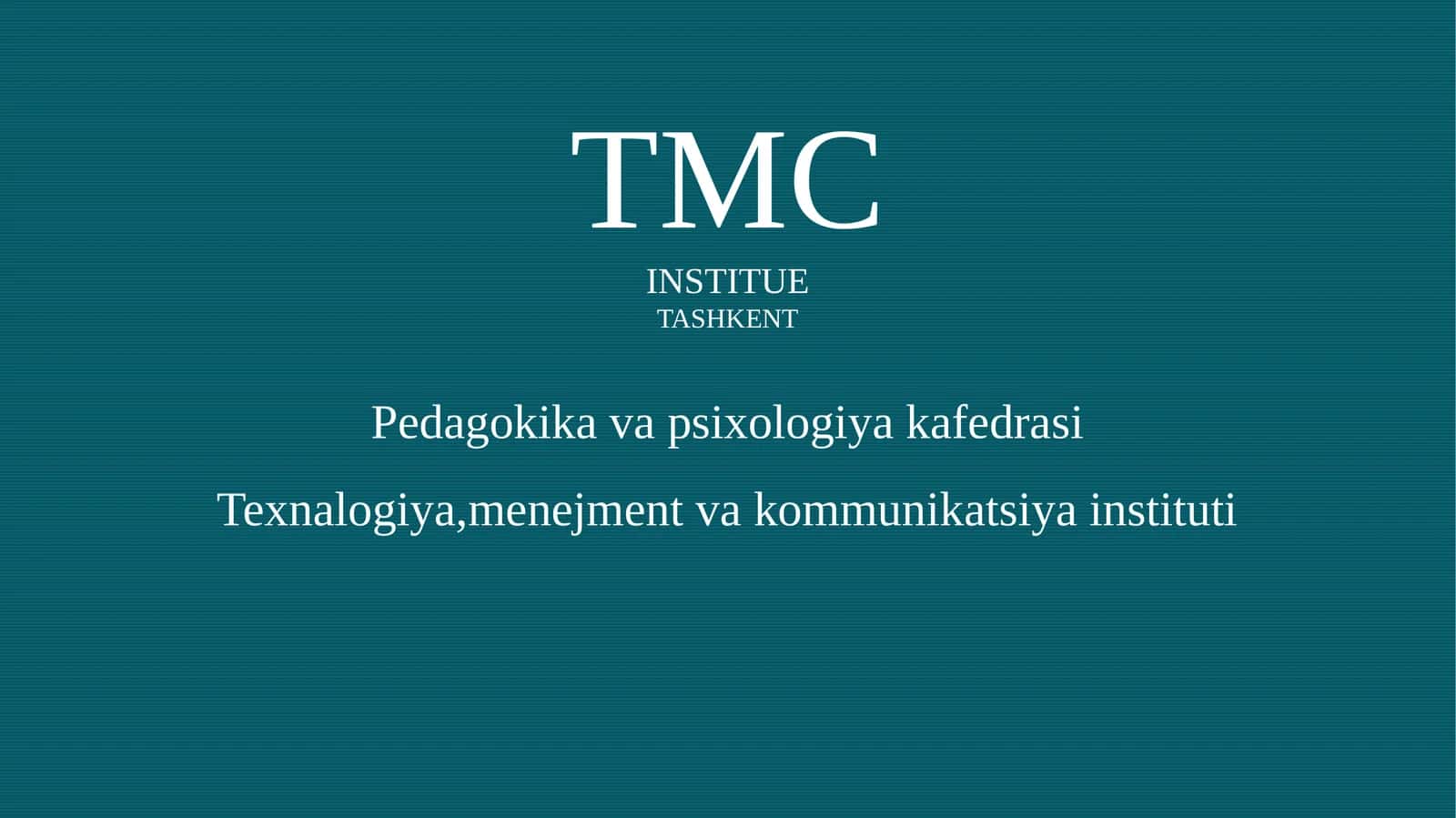 BOSHLANG'ICH TA'LIM YO'NALISHI BTS-22-27-GURUX TALABASI UMMATOVA SARVINOZ KOMILJONOVNANING MALAKAVIY AMALIYOTIDAN TAYYORLAGAN TAQDIMOTI