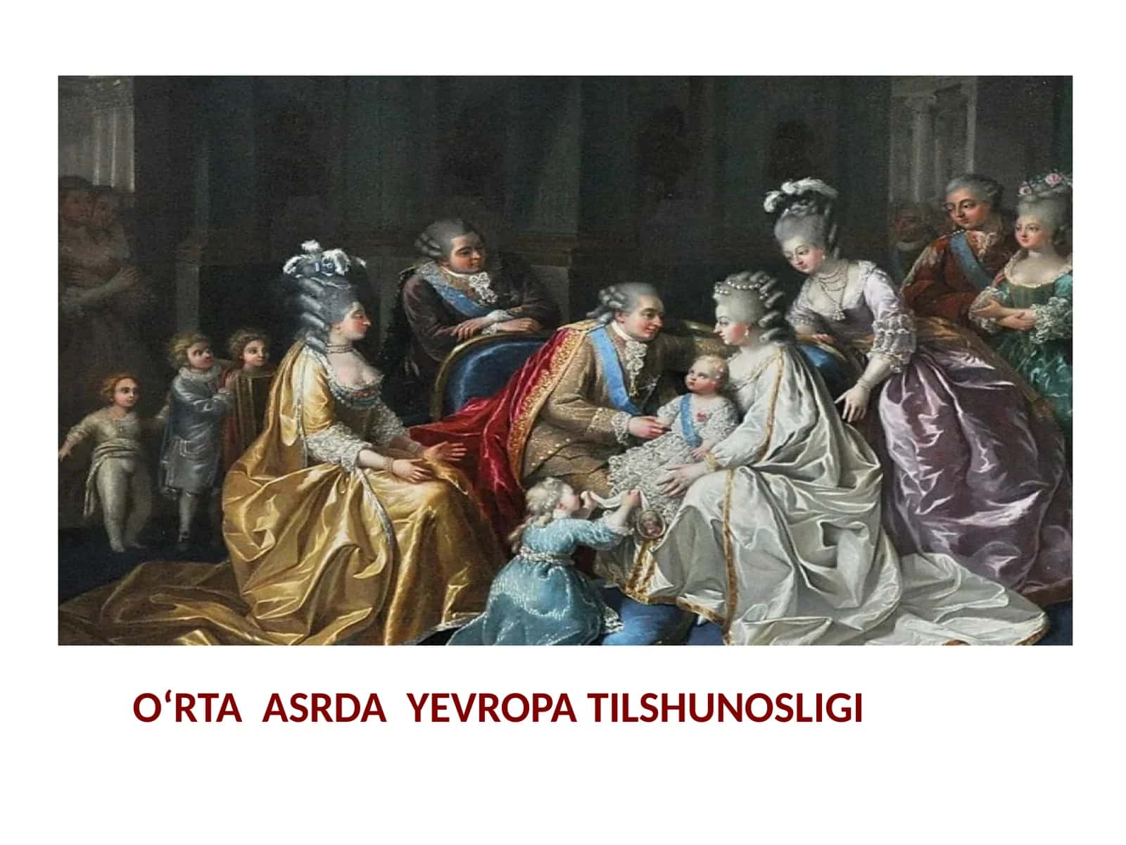 O‘RTA ASR TILSHUNOSLIGI