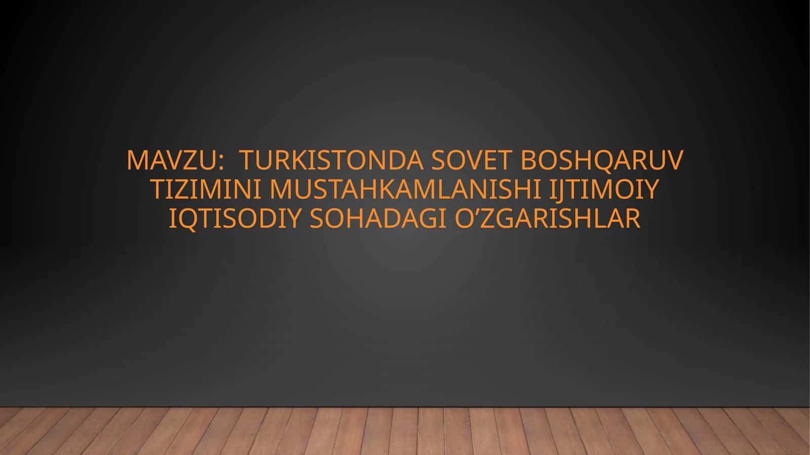Turkiston davlat sovet boshqaruvi tiziminining mustahkamlanishi ijtimoii iqtisodiy sohada o'zgarishlar