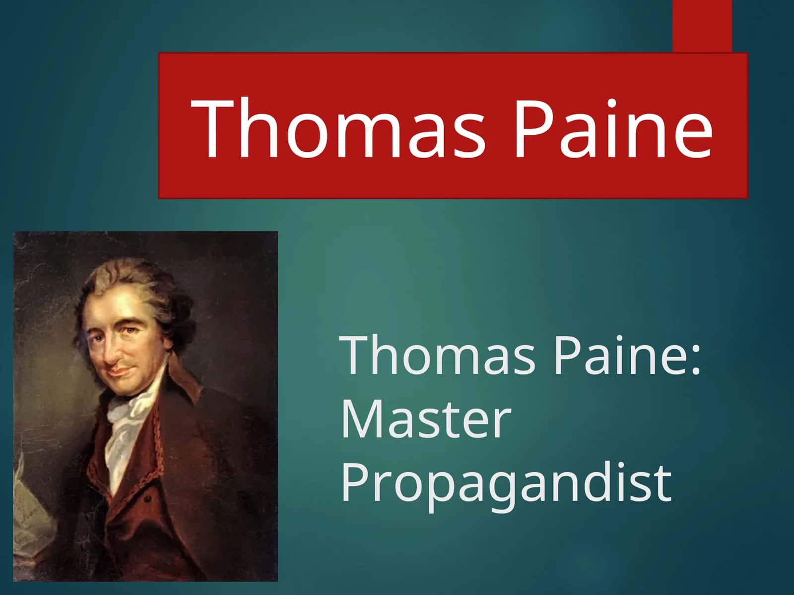 Thomas Paine