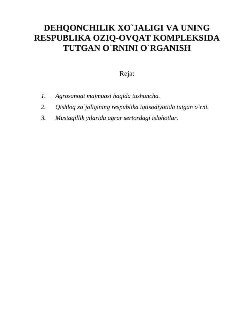 Agrosanoat majmuasi