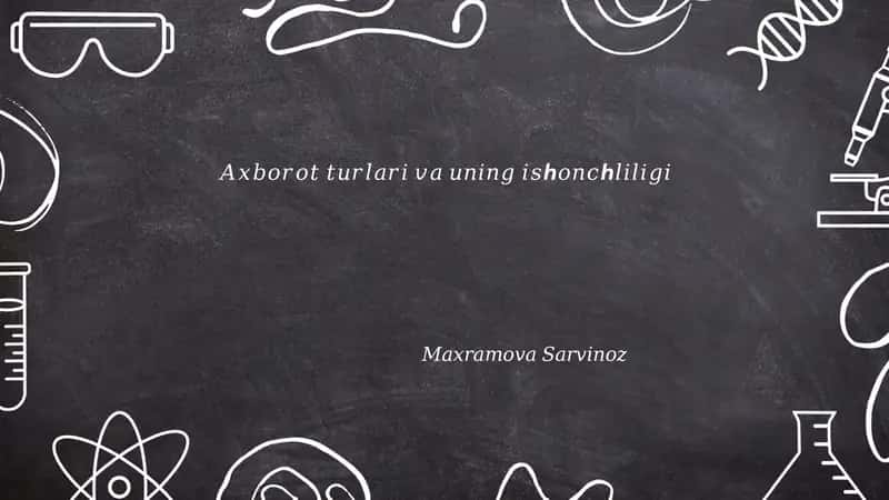 Axborot turlari