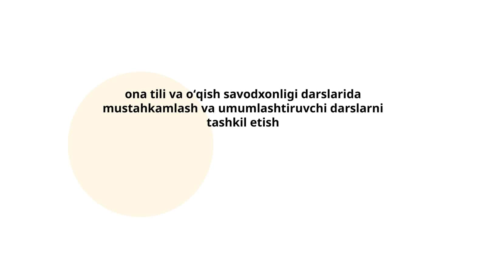 Fozilova Dildoraxon