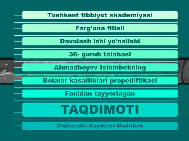 Siydik chiqaarish yo’llari neyrogen disfunksiyasi