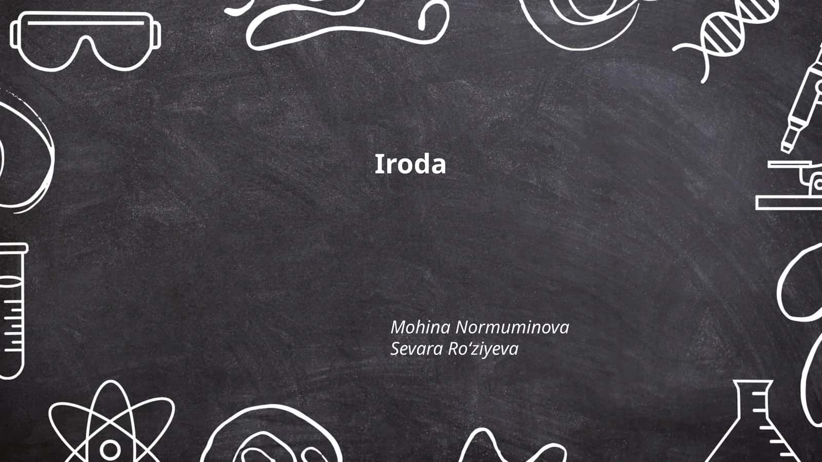 Iroda tarixi