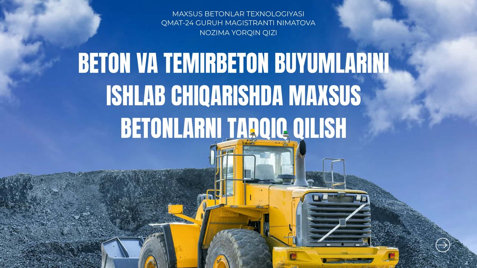 QMAT-24 GURUH: MAGISTRANTI NIMATOVA NOZIMA YORQIN QIZI