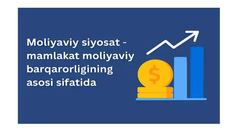 Moliyaviy siyosat - mamlakat moliyaviy barqarorligining asosi sifatida.