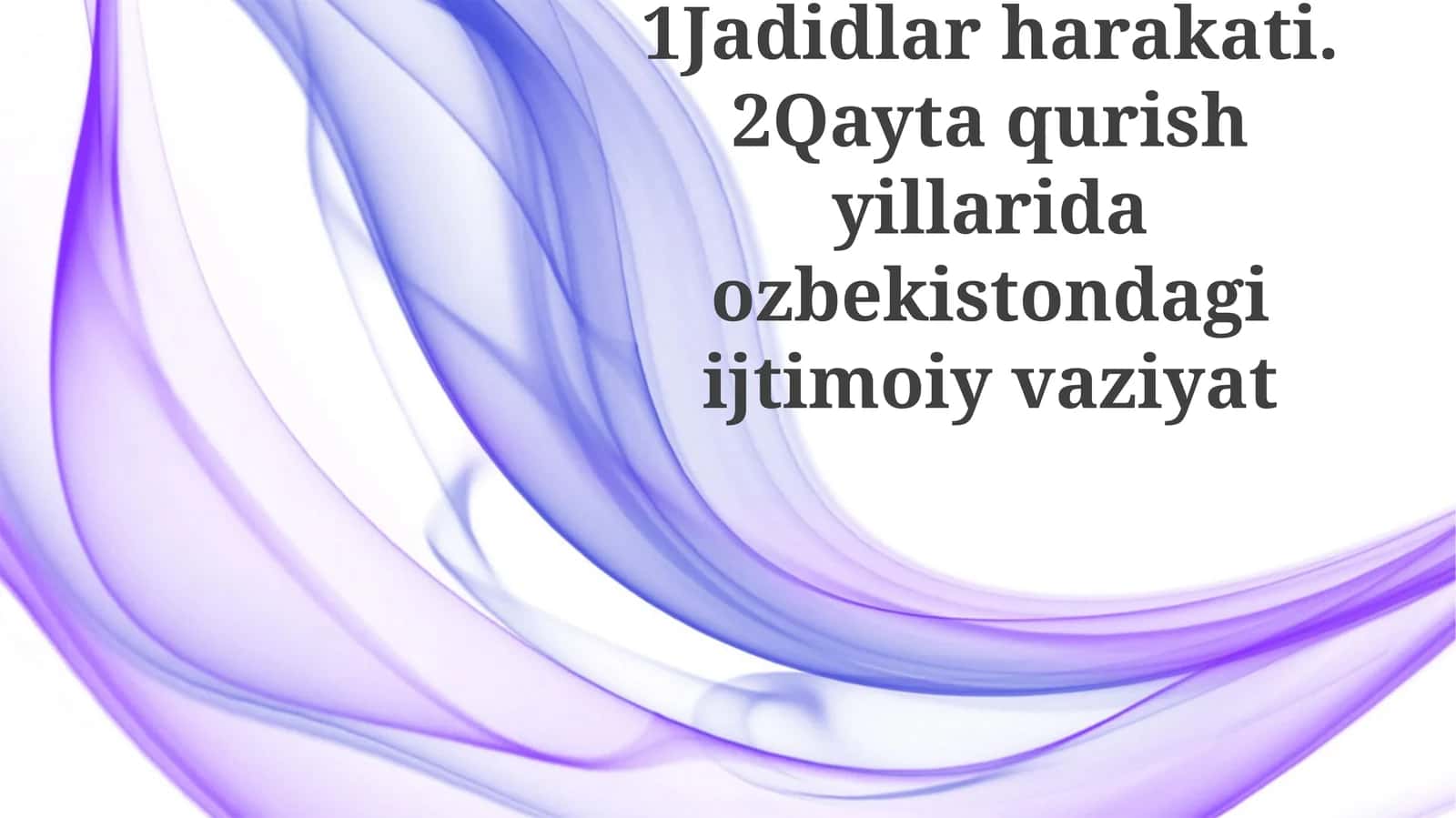 Jadid Harakati: Isloh va Qarshilik