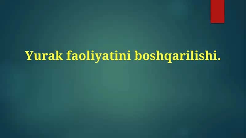 Yurak faoliyati