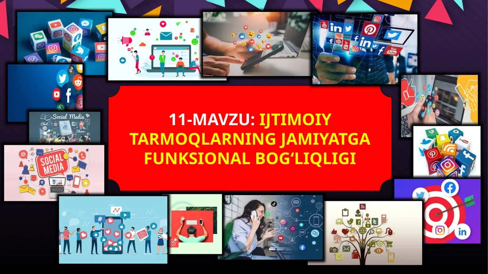IJTIMOIY TARMOQLARNING JAMIYATGA FUNKSIONAL BOG‘LIQLIGI