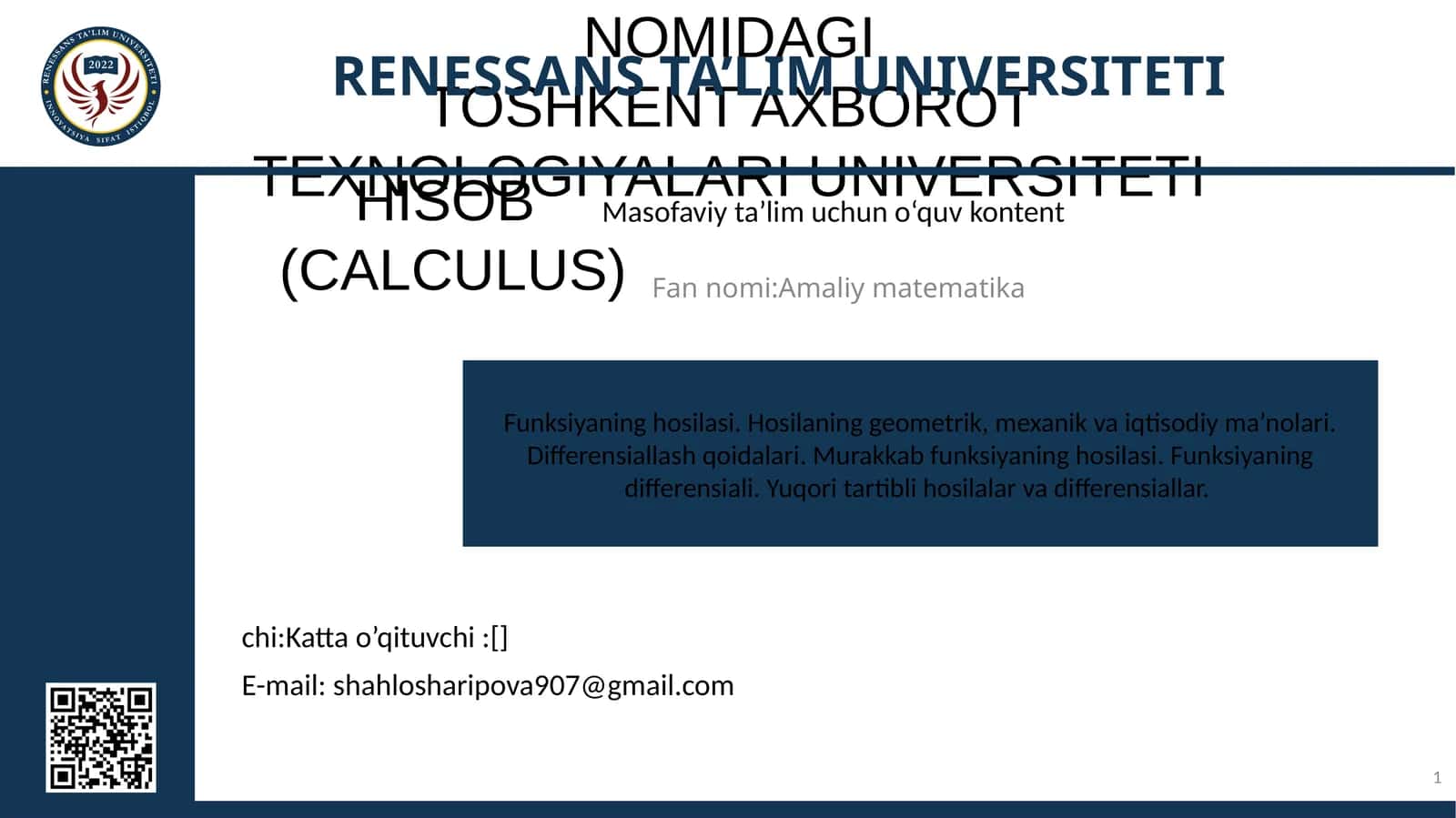 Amaliy matematika