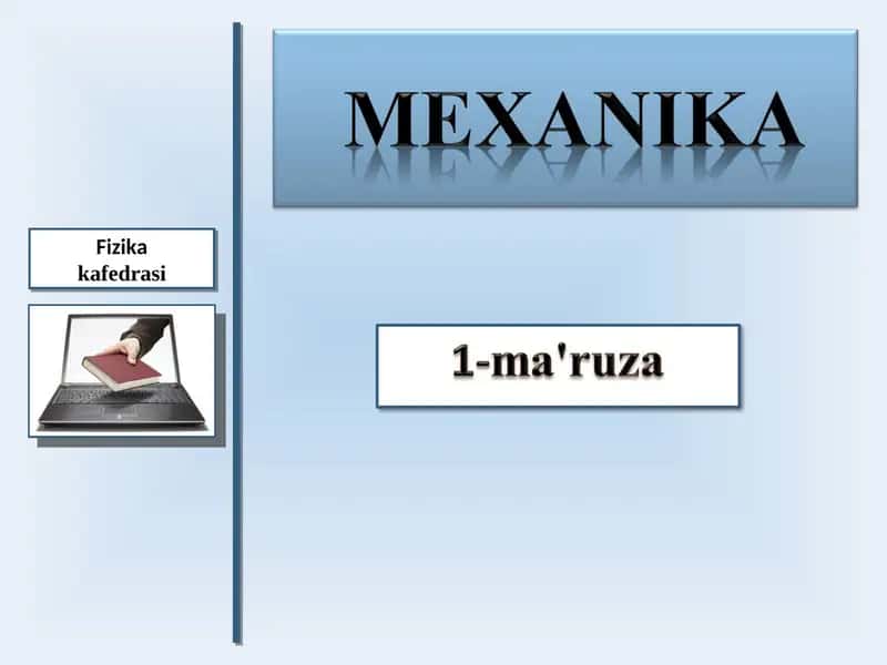 Fizika kafedrasi Ma'ruzarеjasi