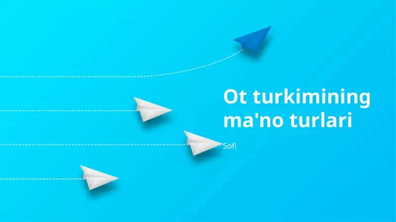 Ot turkimining ma'no turlari