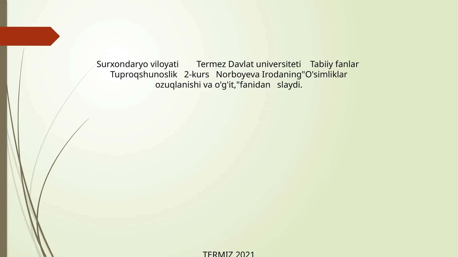 TERMIZ 2021