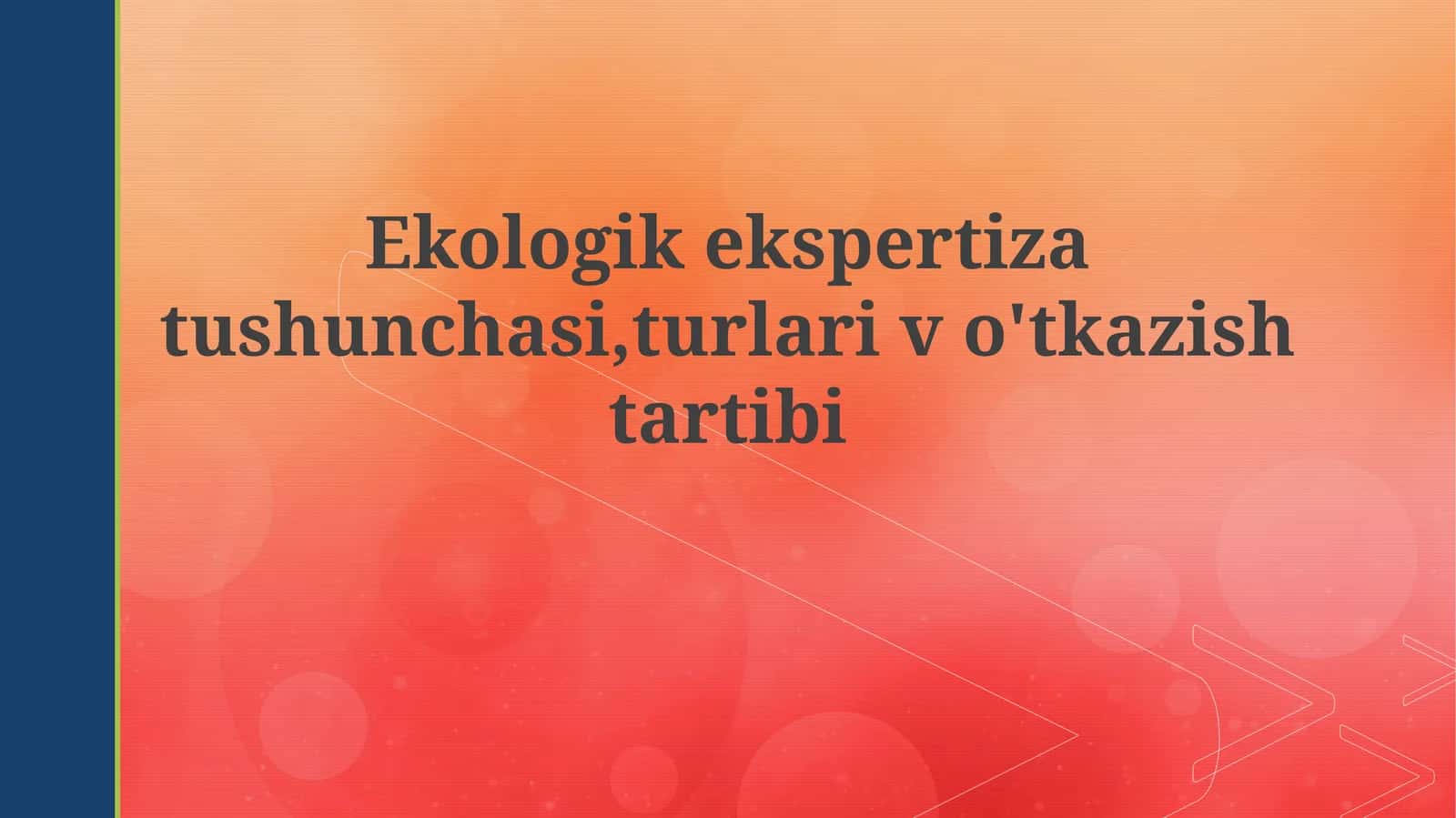Ekologik ekspertiza