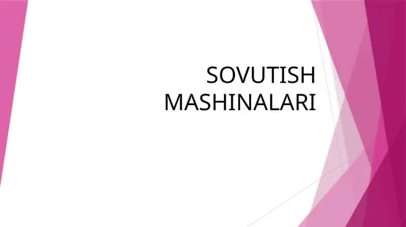 Sovitish mashinalari