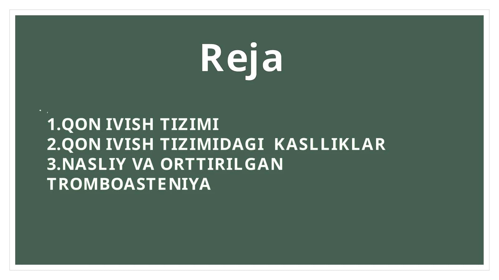 Qon ivish tizimi