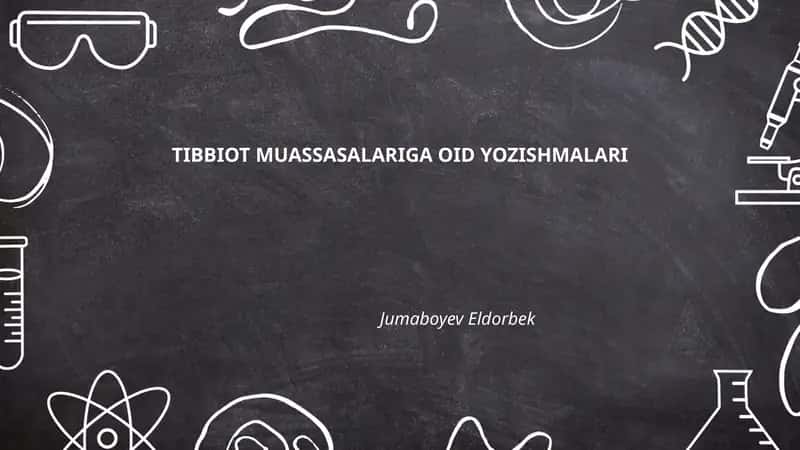 Ichki buyruqlar va ko'rsatmalar
