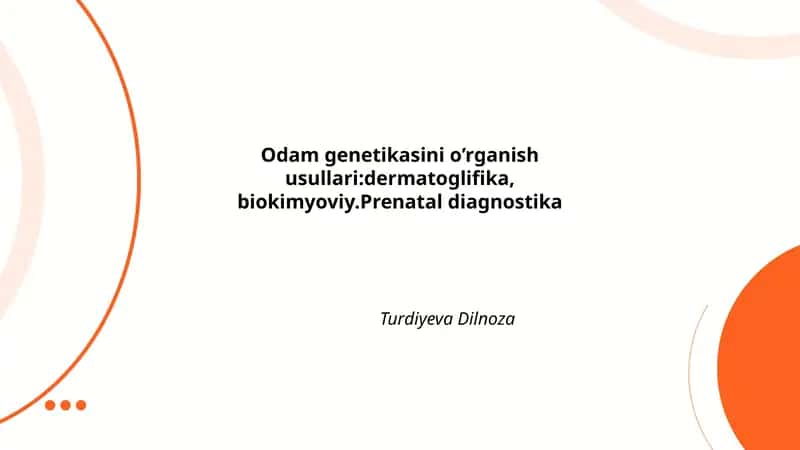 Dermatoglifika: nazariyasi va tarixiy rivojlanishi
