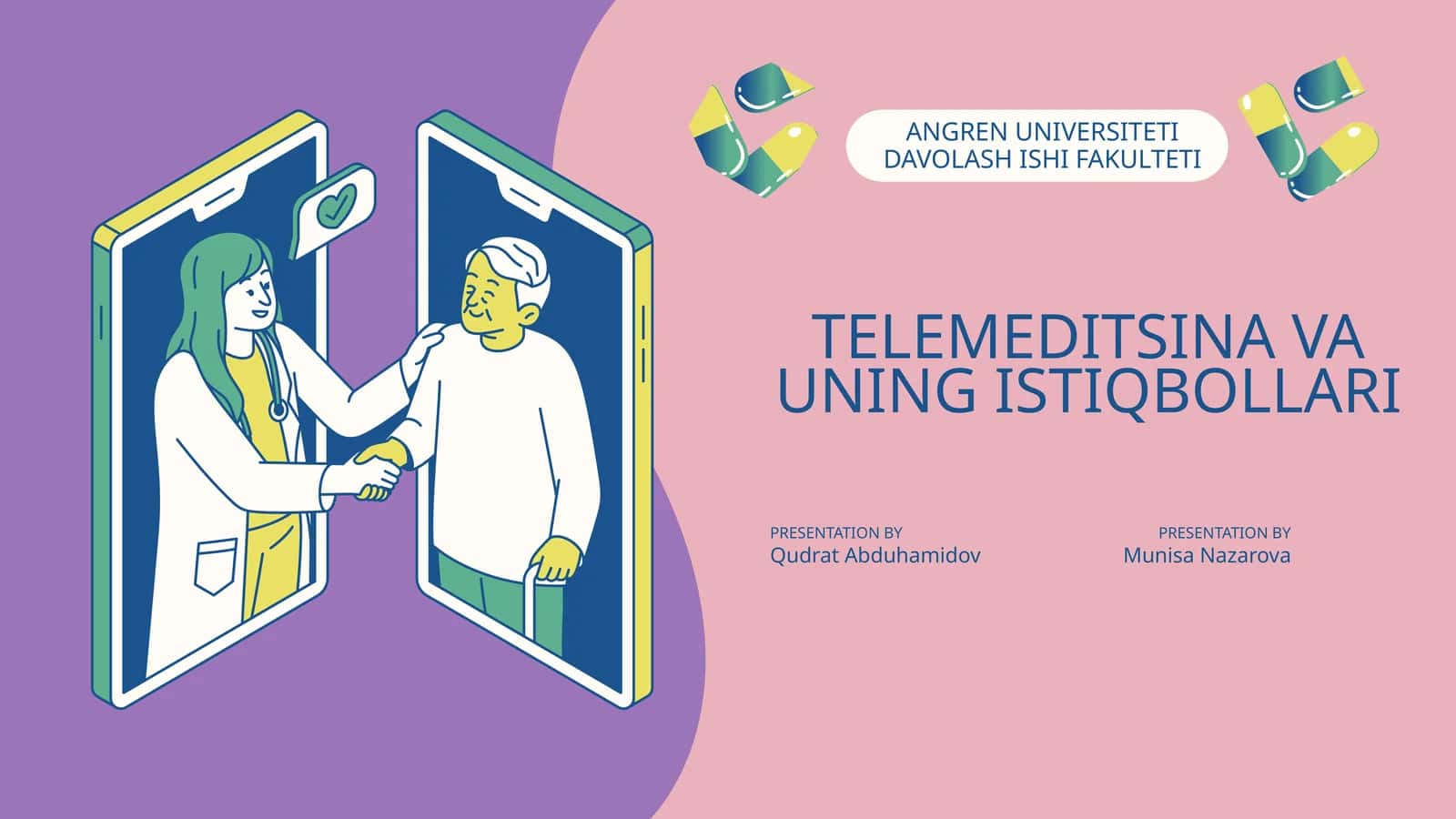 TELEMEDITSINA VA UNING ISTIQBOLLARI