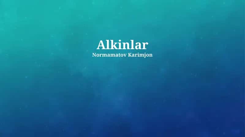 Alkinlar