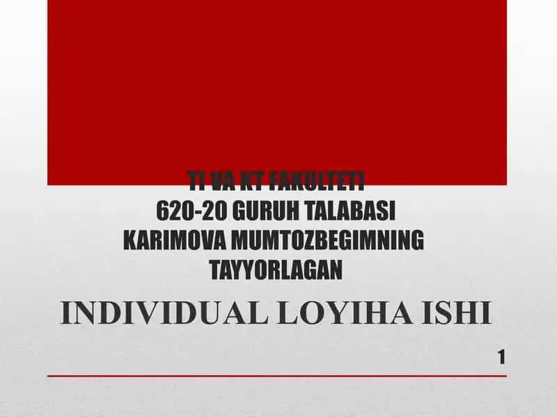 Uslubiy ko`rsatmalarni yaratish va chop etish tartibi bilan tanishish