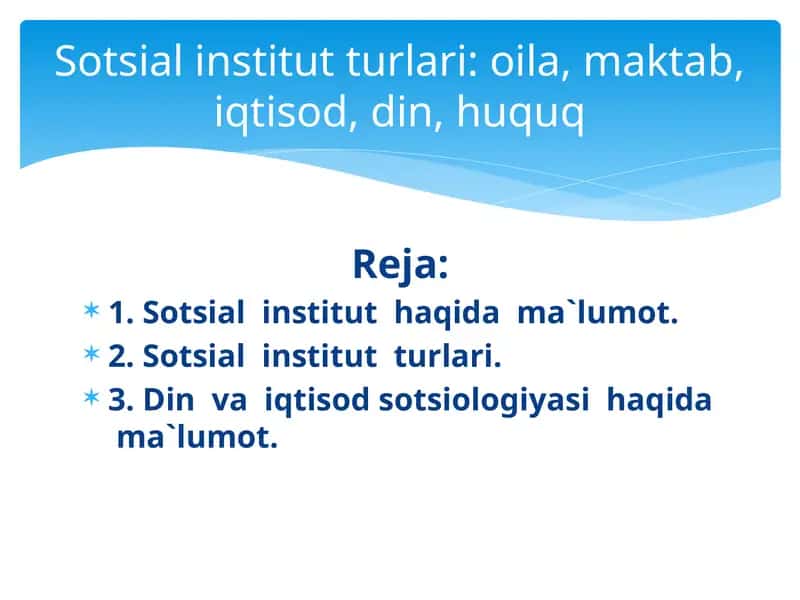 Sotsial Institutturlari